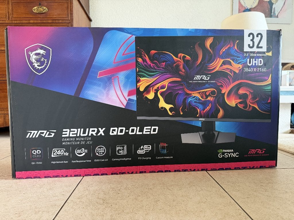 MSI MPG 321URX QD-OLED 32" 4K Ultra HD 240Hz OLED, Computers en Software, Ophalen, Msi, Minder dan 1 ms, 201 Hz of meer