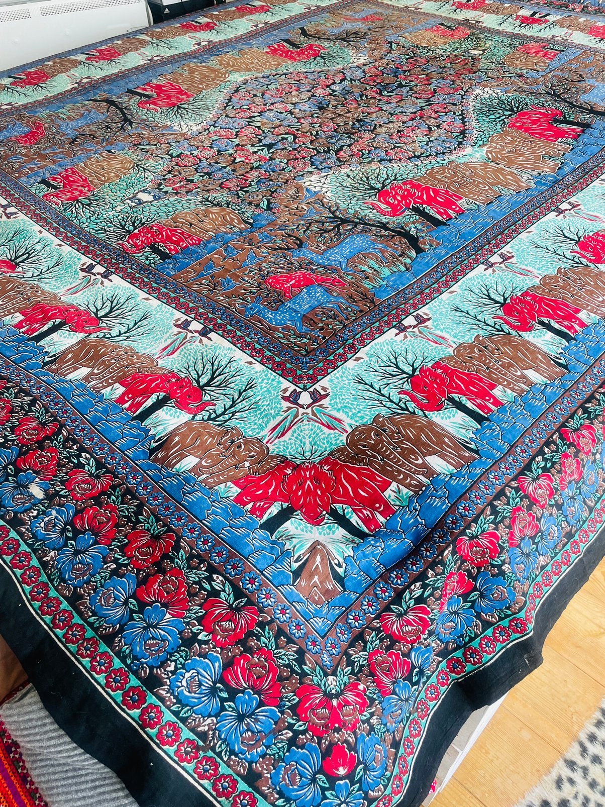 Batik doek, Ophalen of Verzenden, Zo goed als nieuw, Rechthoek