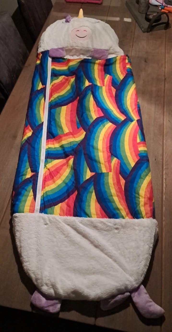 mooie unicorn slaapzak. 150 cm lang, Ophalen of Verzenden, Zo goed als nieuw
