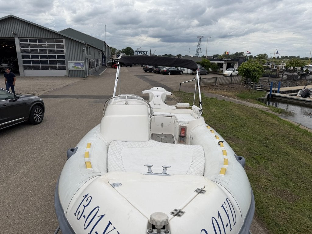 Scanner 590 | rib met trailer | geheel vaarklaar 200PK, Watersport en Boten, Rubberboten, 6 m, Gebruikt, Benzine, Overige merken