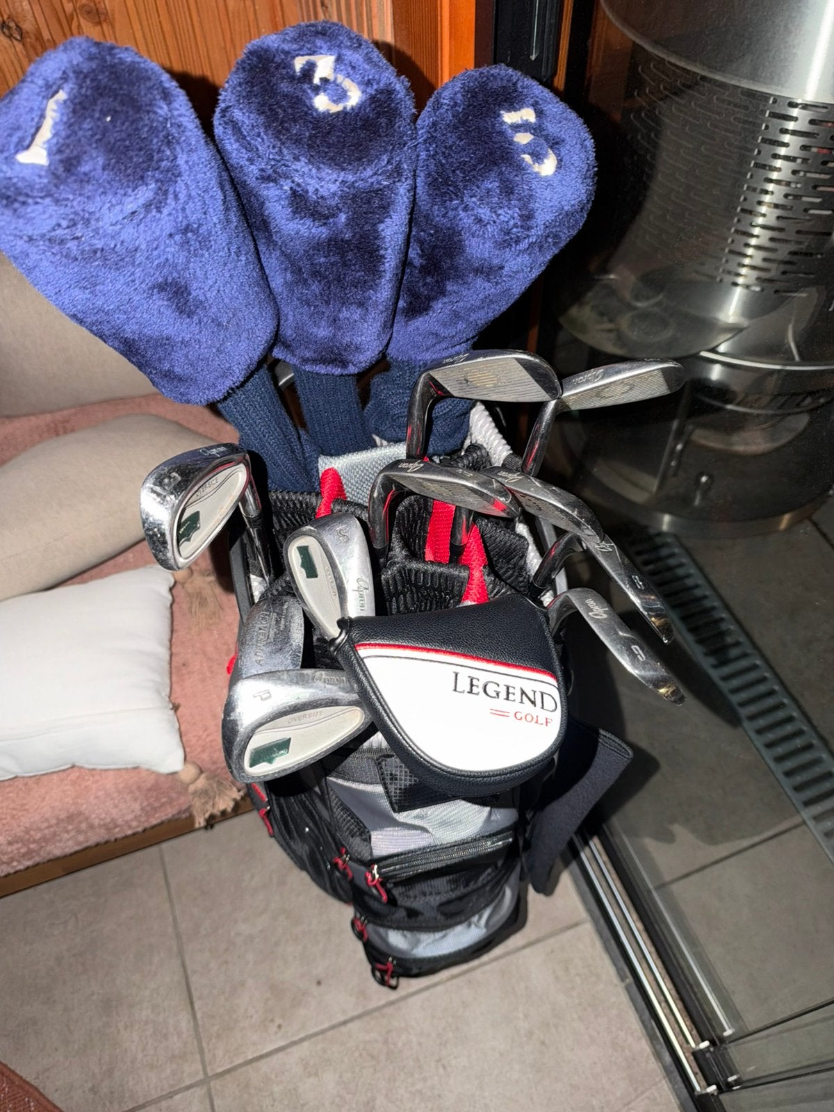 APRON Complete golfset heren rechts met tas. Startklaar, Ophalen of Verzenden, Gebruikt, Set, Overige merken