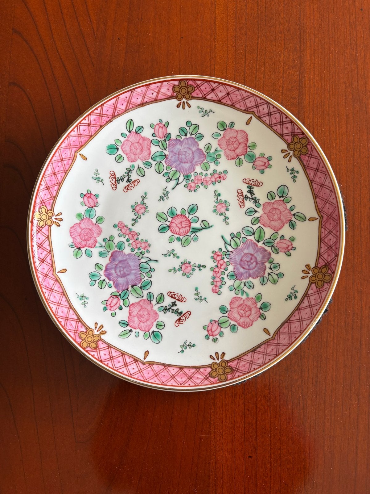 Decoratief bord met bloemenpatroon - Gold Imari, Ophalen