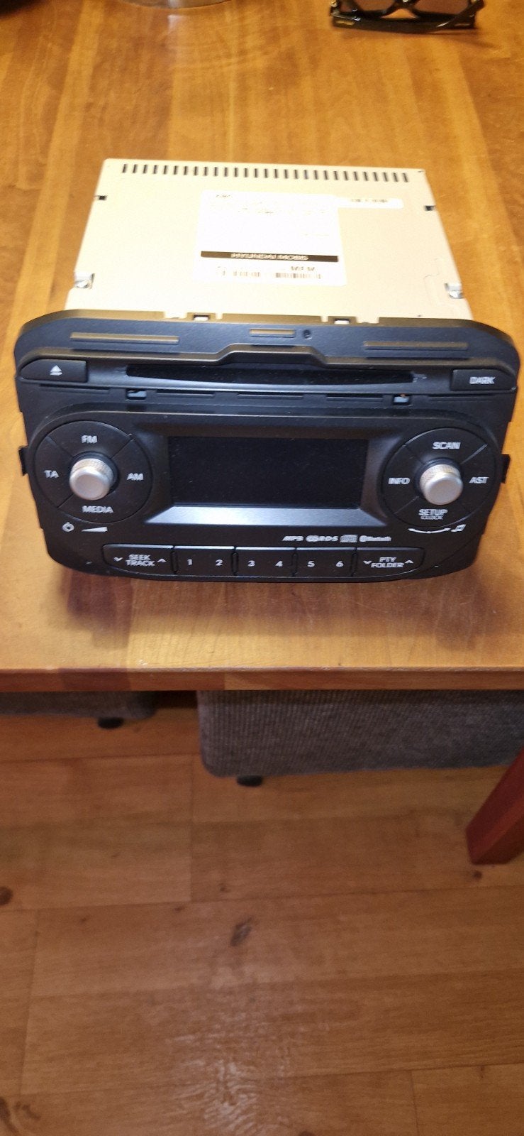Kia Picanto/ Hyundai I10 radio met CD, MP3 en Bluetooth, Auto diversen, Ophalen of Verzenden, Gebruikt