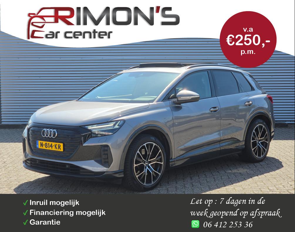 Audi Q4 e-tron 50 quattro Launch edition 299 Pk Pano Camera, Auto's, Automatische klimaatregeling, 1283 min, 2110 kg, Zilver of Grijs