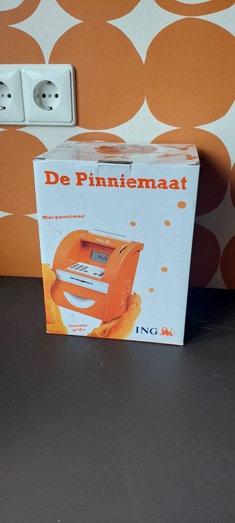 ING Pinniemaat pinnie bank elektronische spaarpot – In doos!, Eu, Knutselen, Eu, Nieuw