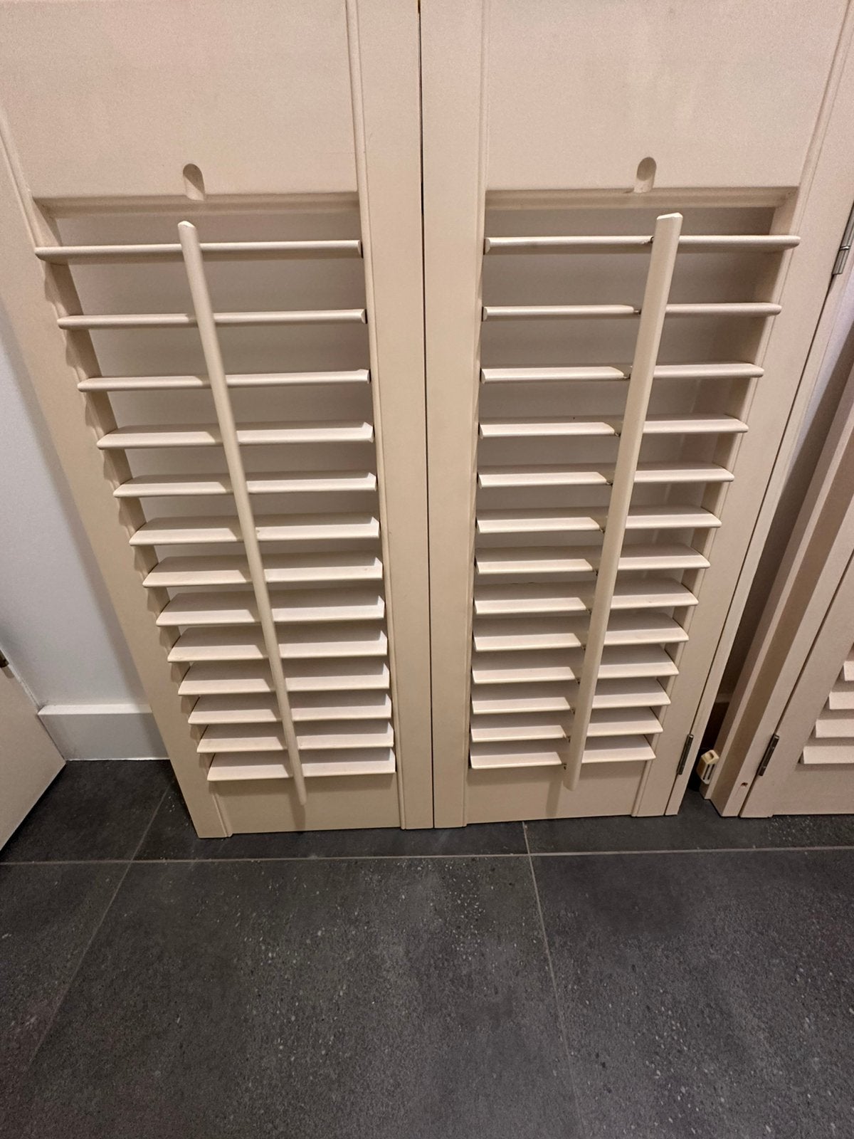 Brocante raamdecoratie shutters oude bouwmaterialen sober, Ophalen, Gebruikt, Hout, Verduisterend