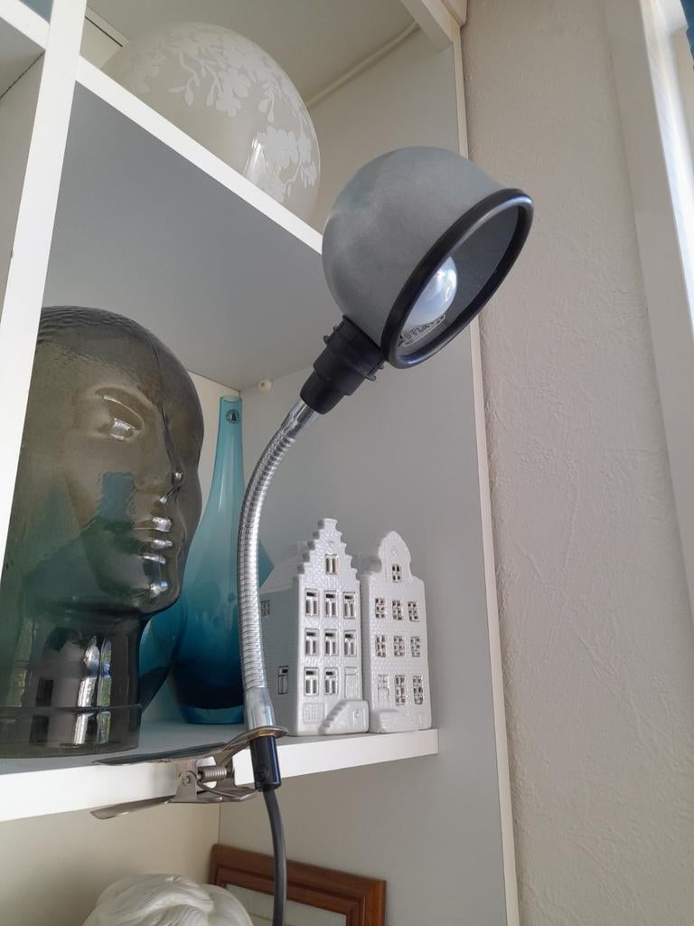 Lamp met klem knijplamp Ikea  - zgan, Huis en Inrichting, Ophalen, Zo goed als nieuw, Metaal of Aluminium
