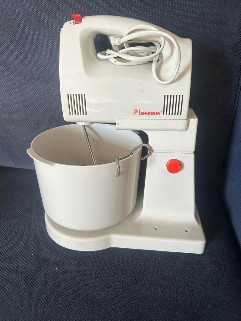 Bestron Beska Mixer met Kom - Vintage Keukenhulp, Minder dan 1 liter, Ophalen of Verzenden, Gebruikt, 1 snelheid