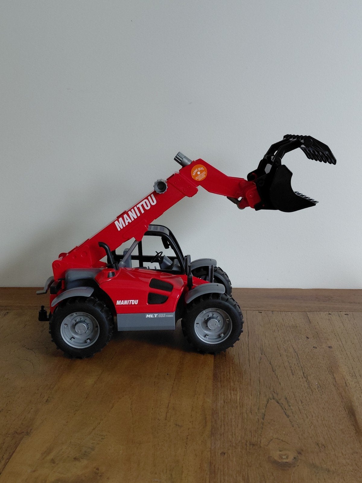 Bruder verrijker, Manitou MLT 633 turbo, Ophalen