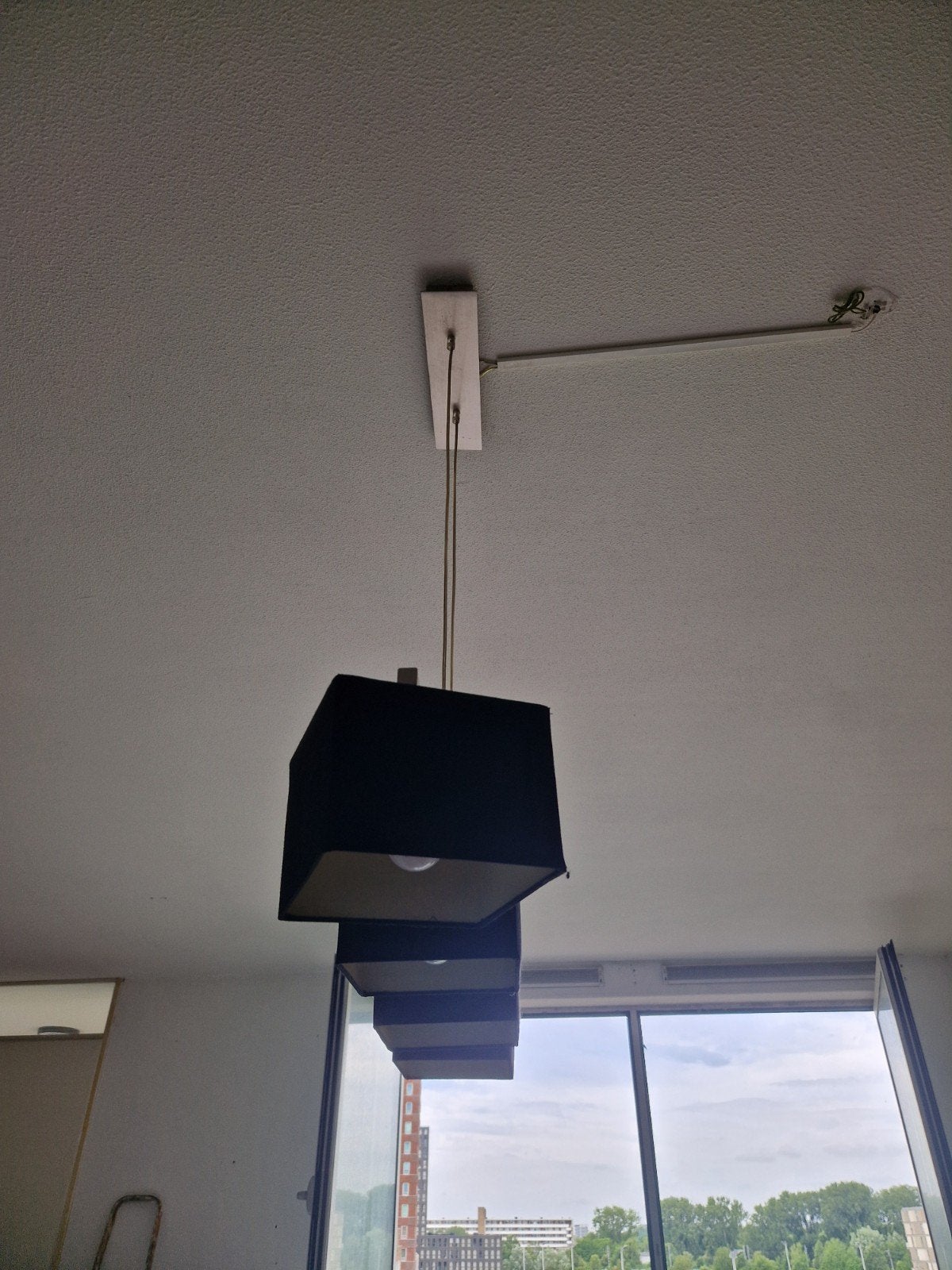 Moderne hanglampen, Ophalen of Verzenden, Gebruikt, Textiel, Modern