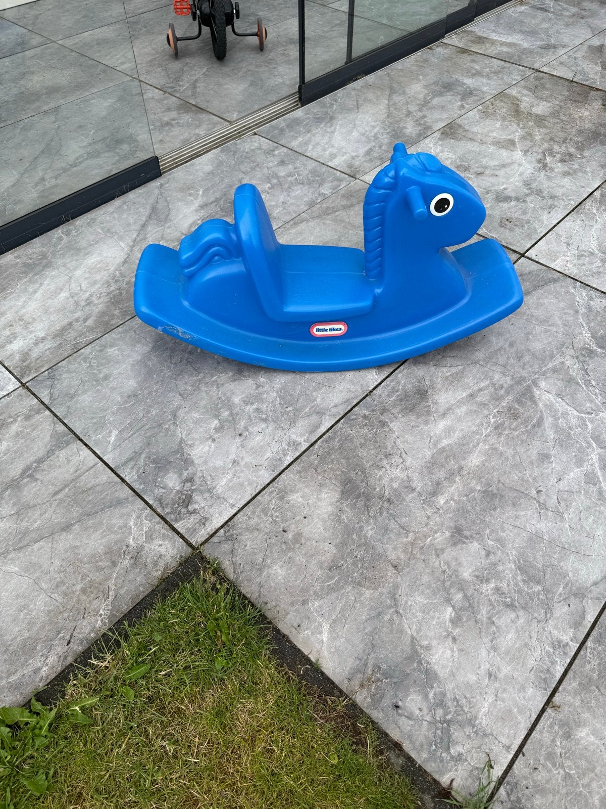 Little Tikes Blauw Schommelspeelgoed hobbelPaard, Ophalen, Gebruikt, Jongen of Meisje