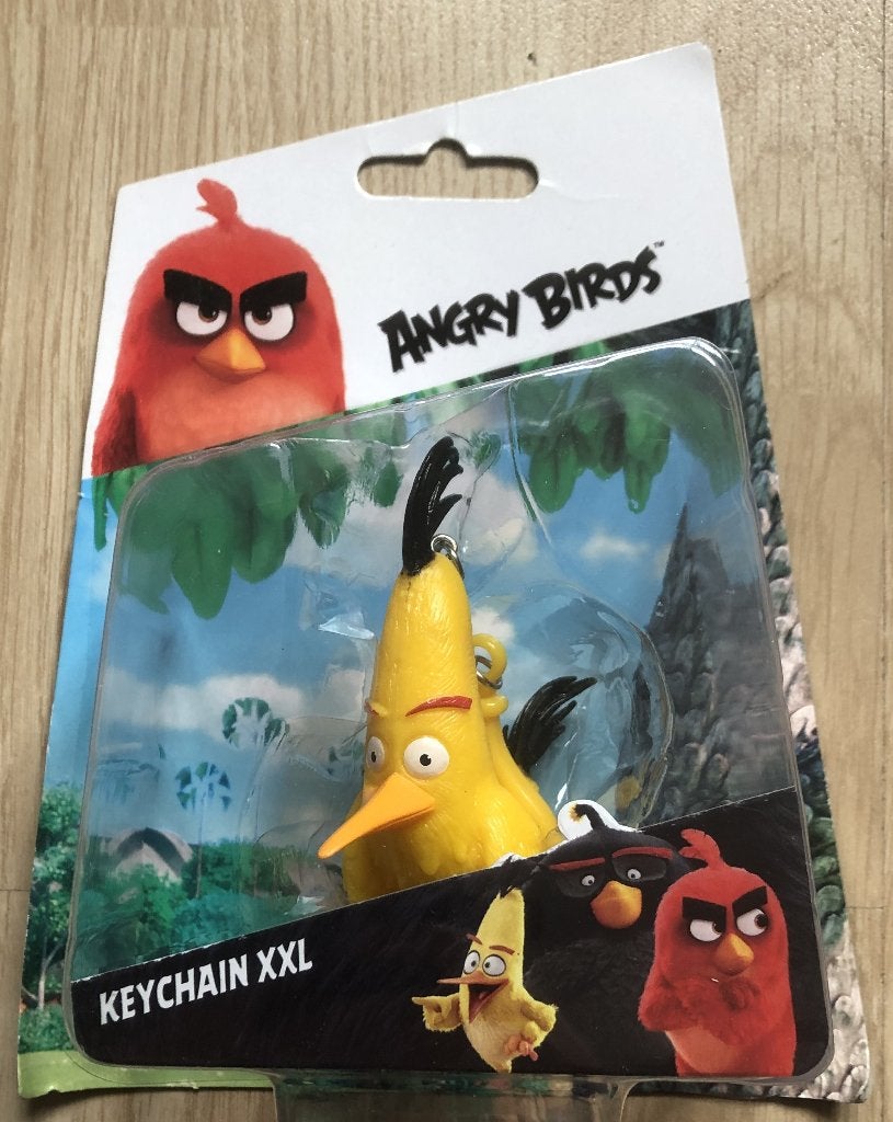 ANGRY BIRDS - KEYCHAIN XXL - SLEUTELHANGER - NIEUW, Ophalen of Verzenden, Nieuw