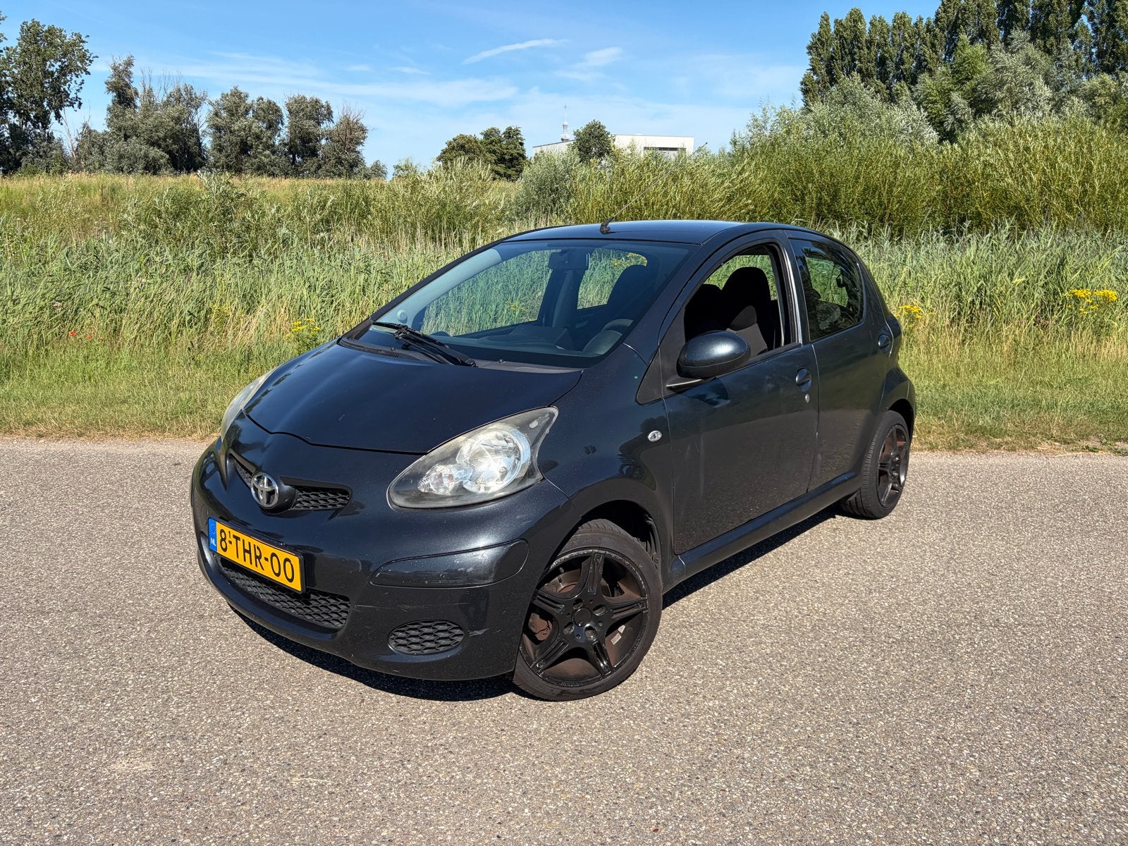 Toyota Aygo 1.0 Automaat 5DRS Apple Carplay 2010 Grijs, Auto's, Stof, USB, 4 stoelen, 68 pk