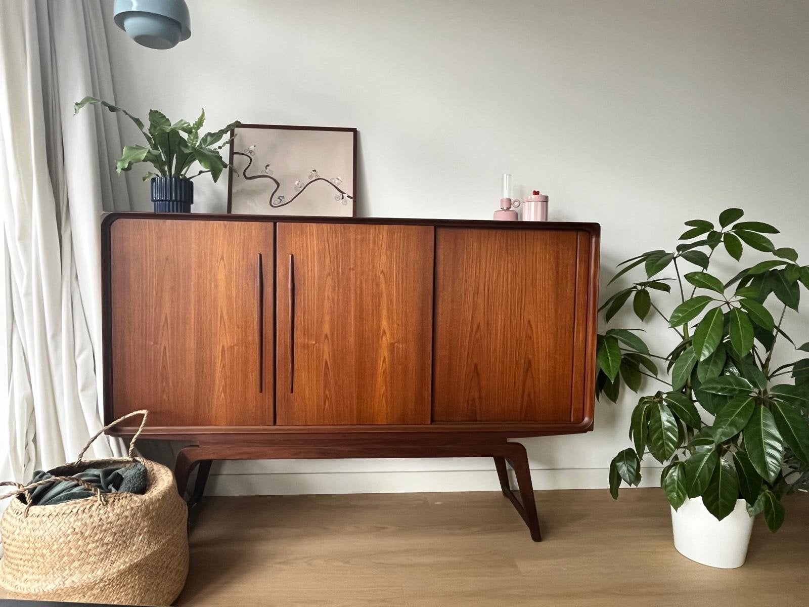 Vintage highboard | Wandkast | Teak | Clausen & Son, Ophalen