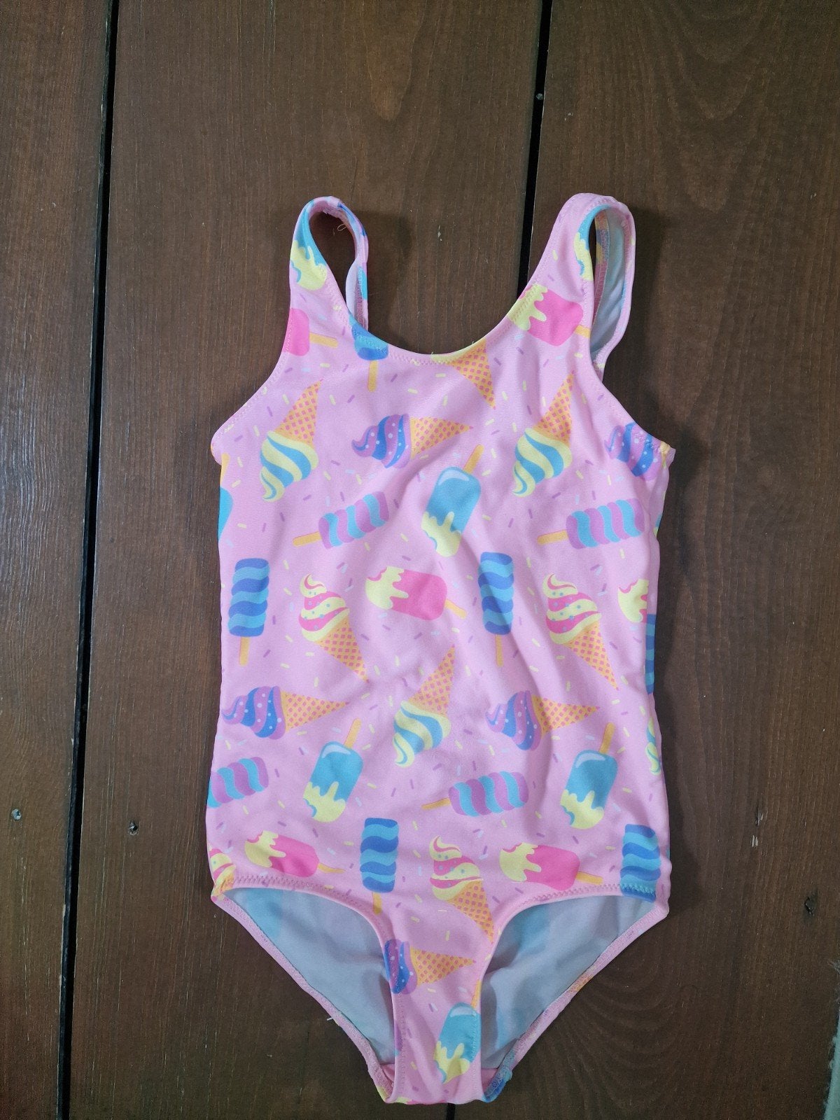 Roze badpak meisjes maat 122-128, Gebruikt, Meisje, Badpak, Overige maten