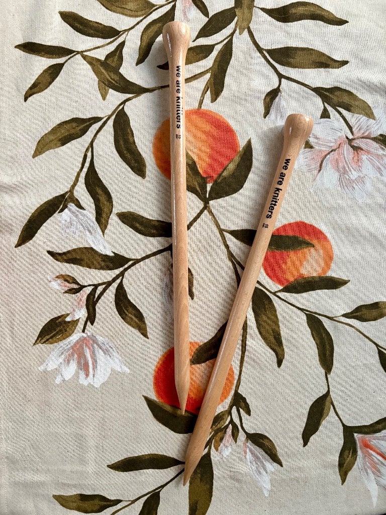 15mm rechte houten breinaalden We Are Knitters, Hobby en Vrije tijd, Breien en Haken, Ophalen of Verzenden, Nieuw, Breien, Naald