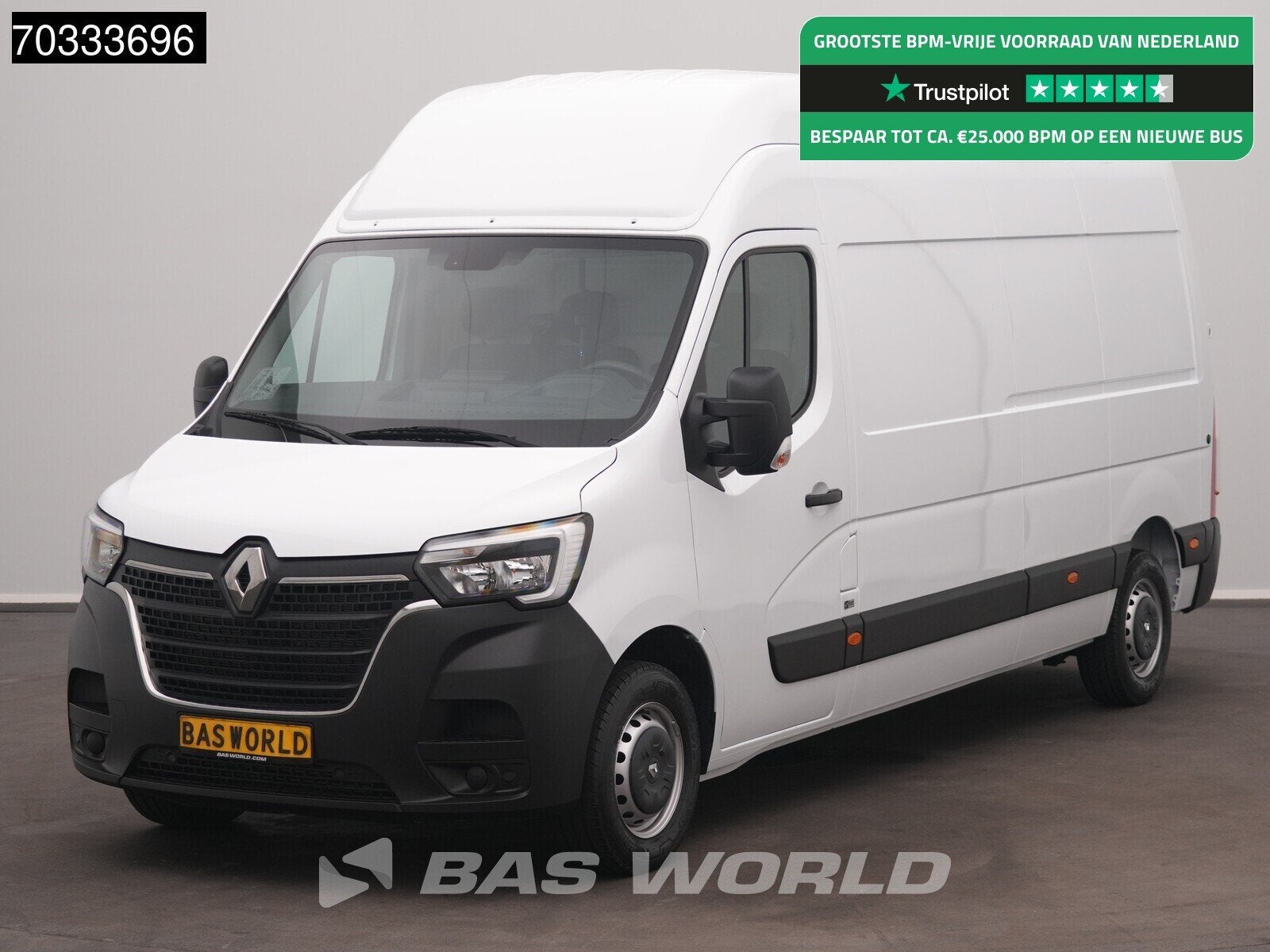 Renault Master 135PK Hoog Dak L3H3 LED Airco Cruise Euro6 L3, Gebruikt, Euro 6, 4 cilinders, Renault