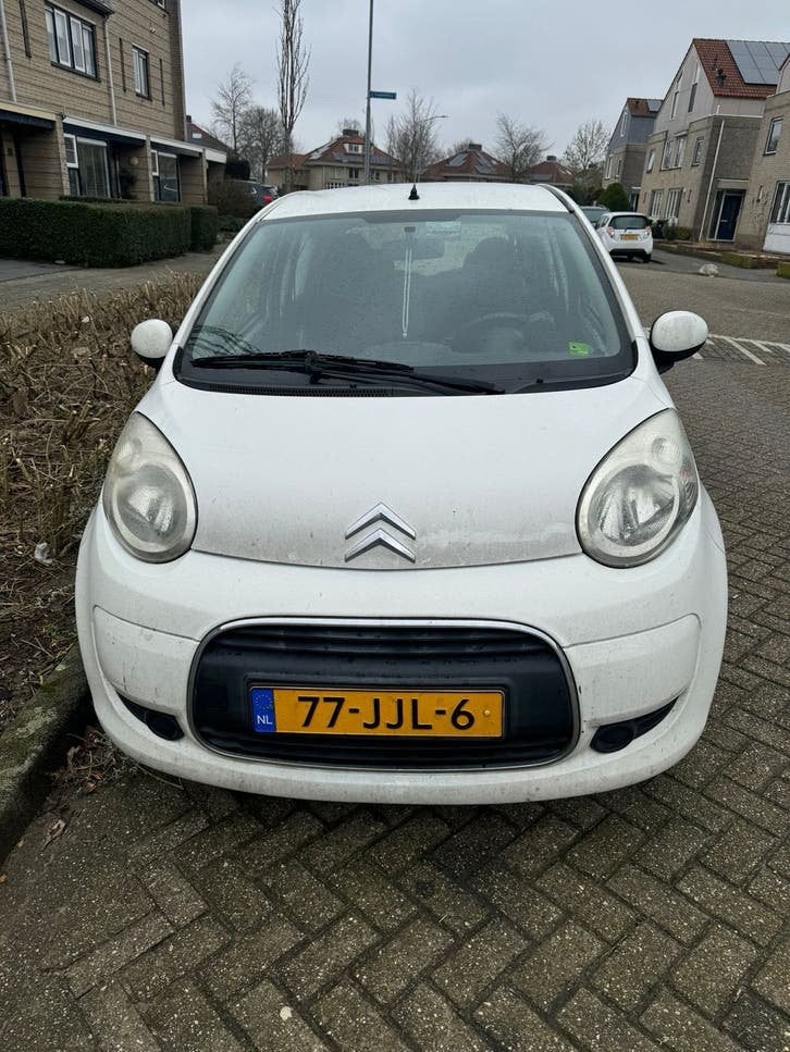 Citroën C1 1.0 3-DRS 2009 Wit, Auto's, Voorwielaandrijving, 4 stoelen, C1, Origineel Nederlands