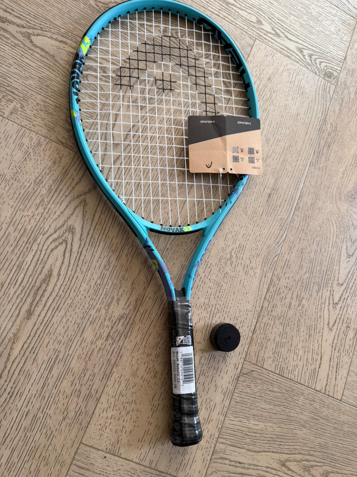 Nieuwe HEAD 23 inch tennisracket kinderen + gratis overgrip, Sport en Fitness, L00, Nieuw, Ophalen of Verzenden, Head