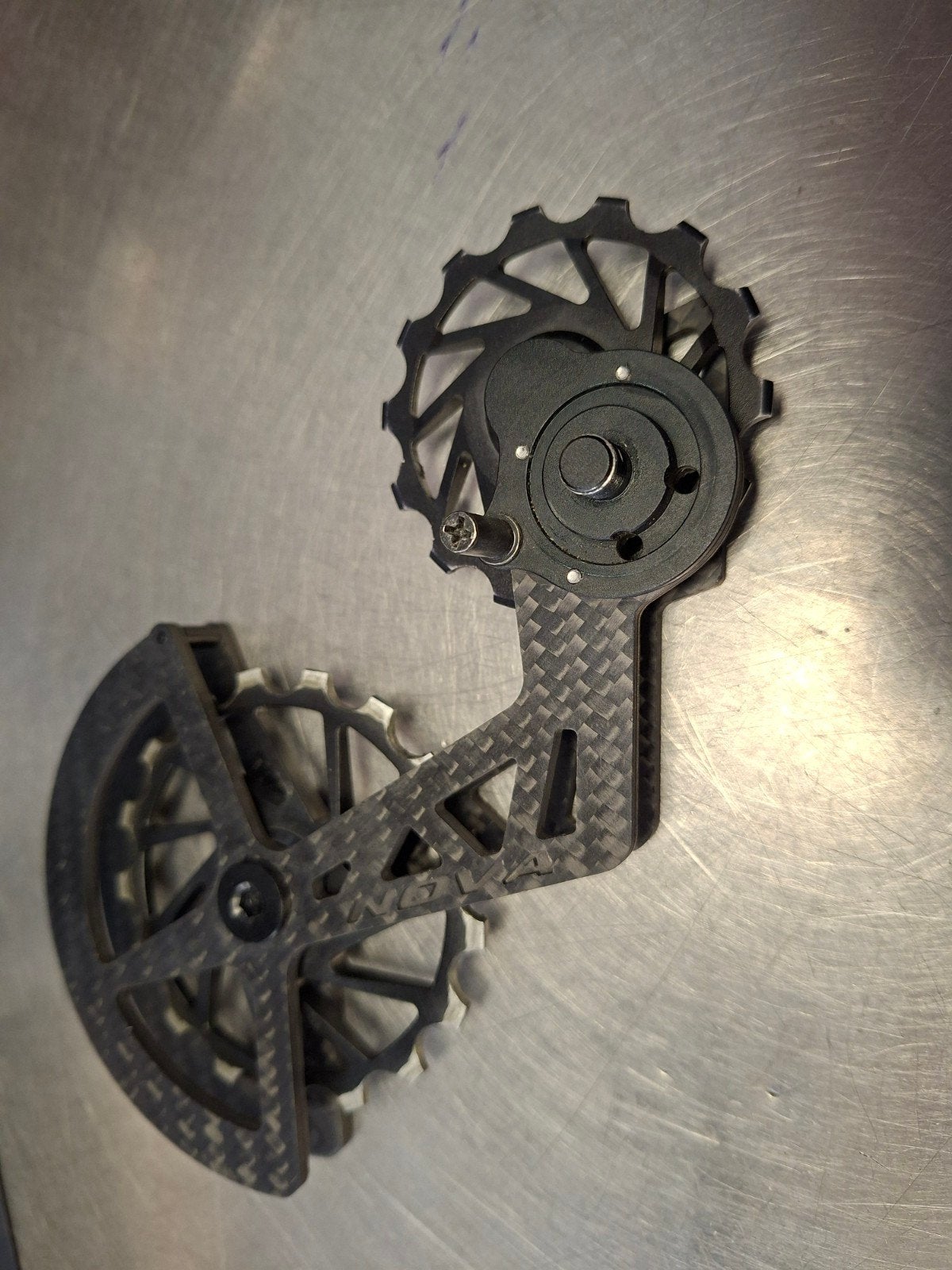 Nova Ride carbon ceramic derailleur Grx 812/817, Ophalen of Verzenden, Carbon