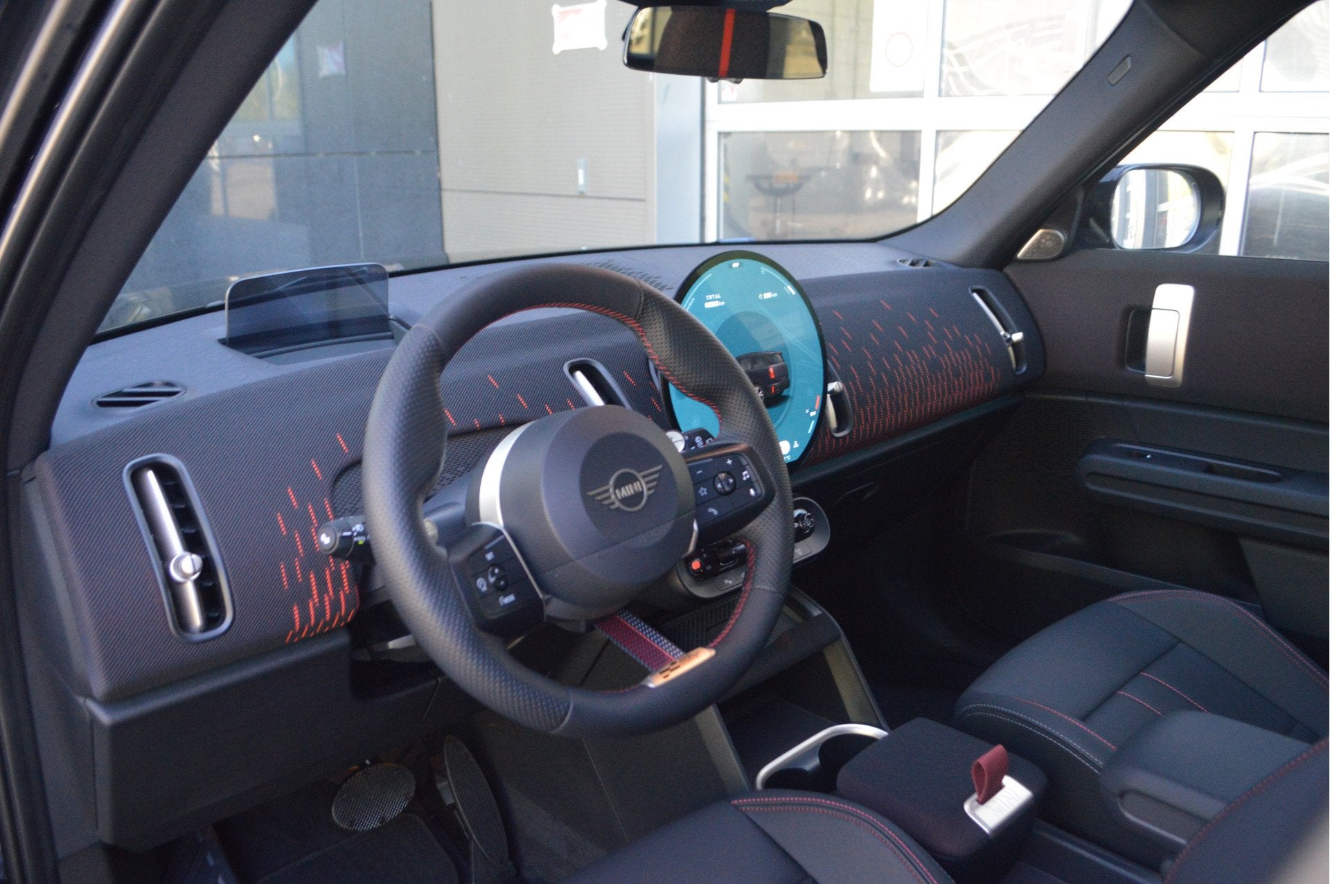 MINI Countryman S ALL4 Automaat / John Cooper Works / Pakket, Auto's, 1998 cc, 15 km/l, Leder en Stof, Zwart