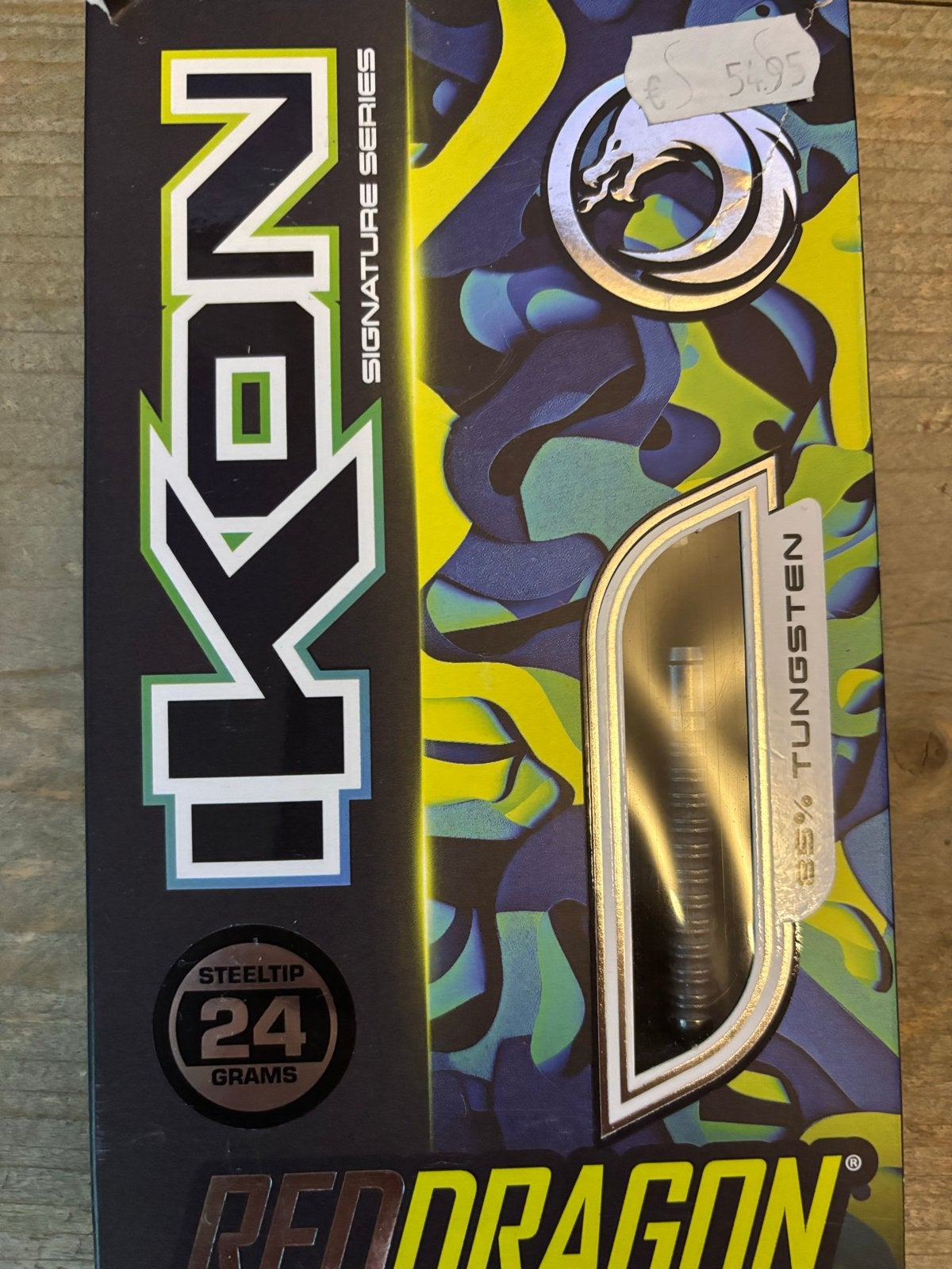 Red Dragon Ikon Darts 24 gram 85% Tungsten, Ophalen of Verzenden, Zo goed als nieuw, Pijlen