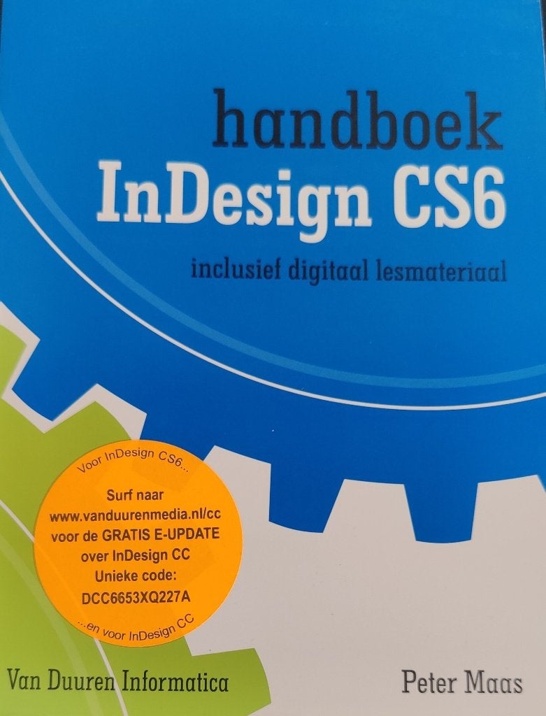 Handboek Indesign CS6, Ophalen, Software, Zo goed als nieuw, Peter Maas