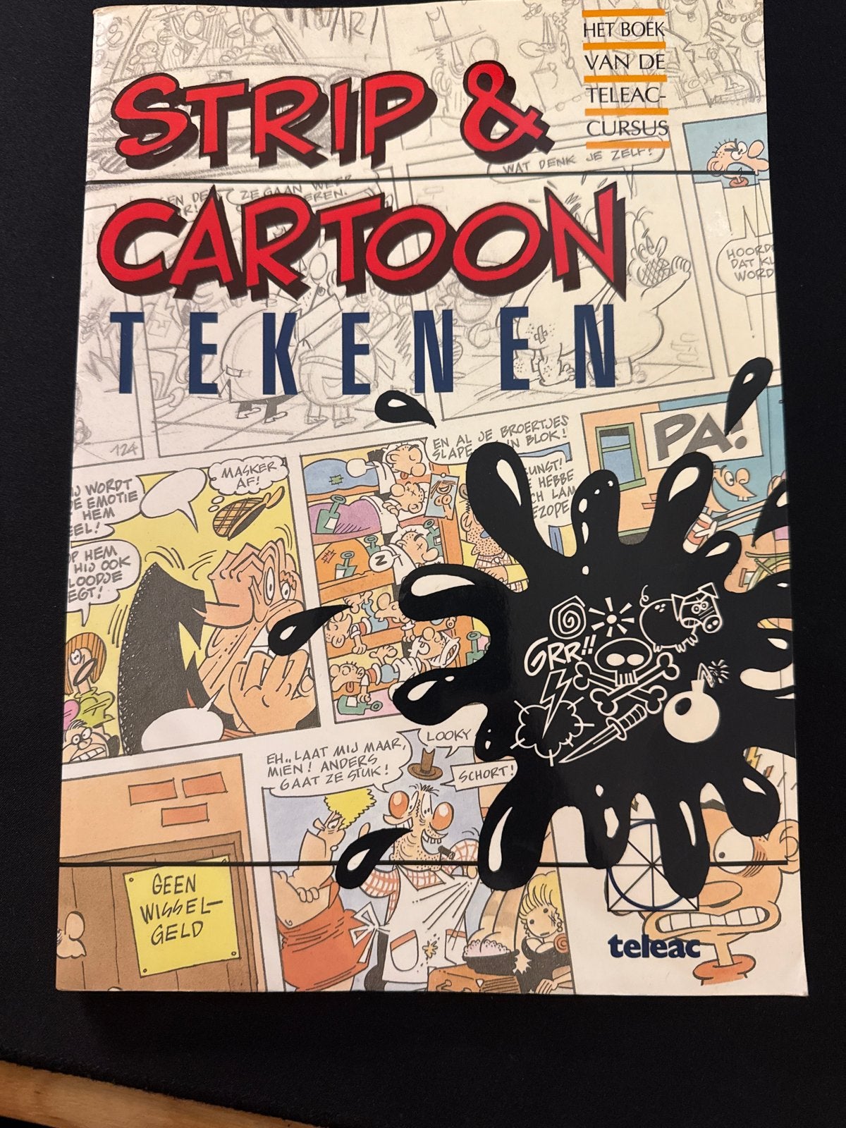 Strip & Cartoon Tekenen - Het Boek van de Teleac Cursus, Boeken, Eén stripboek, Ophalen of Verzenden, Zo goed als nieuw