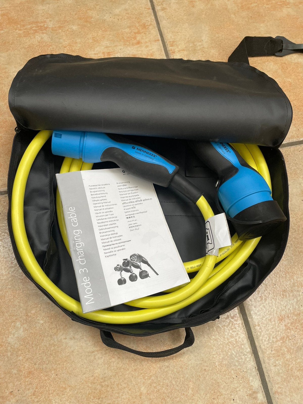 Laadkabel Mennekes modus 3, Auto diversen, Laadpalen, Ophalen of Verzenden, Zo goed als nieuw, Laadkabel