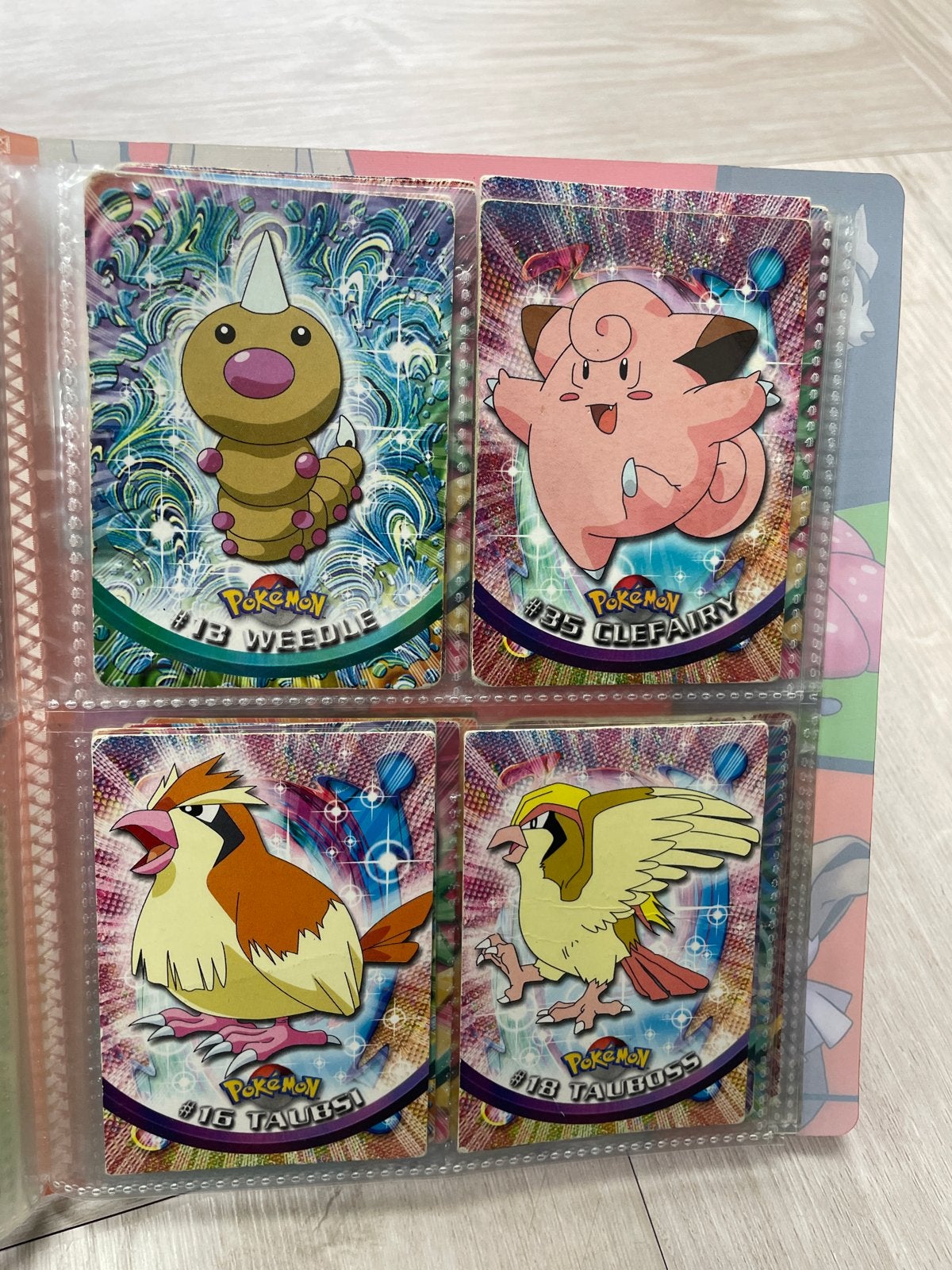 Pokémon Topps kaarten - Diverse set, Ophalen of Verzenden, Gebruikt, Meerdere kaarten