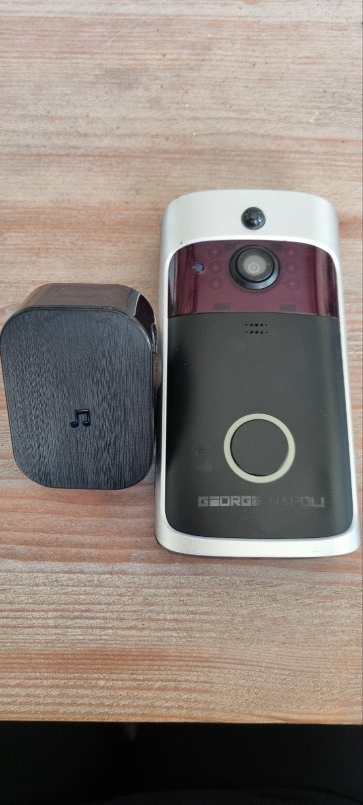 Video Deurbel met HD Camera en WiFi, Ophalen, Bewegingsdetectiesensor, Zo goed als nieuw, Draadloos