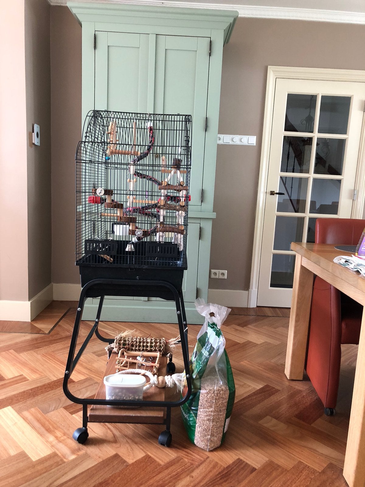 Groot vogelkooi, Dieren en Toebehoren, Ophalen, Kooi-accessoires