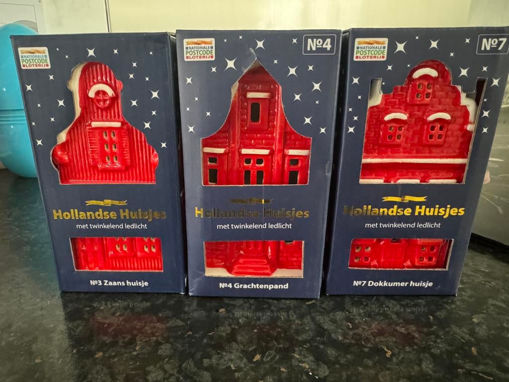 Nieuwe postcode loterij huisjes.  Nummer 3, 4 en 7., Ophalen of Verzenden, Nieuw, Paleis of Waag