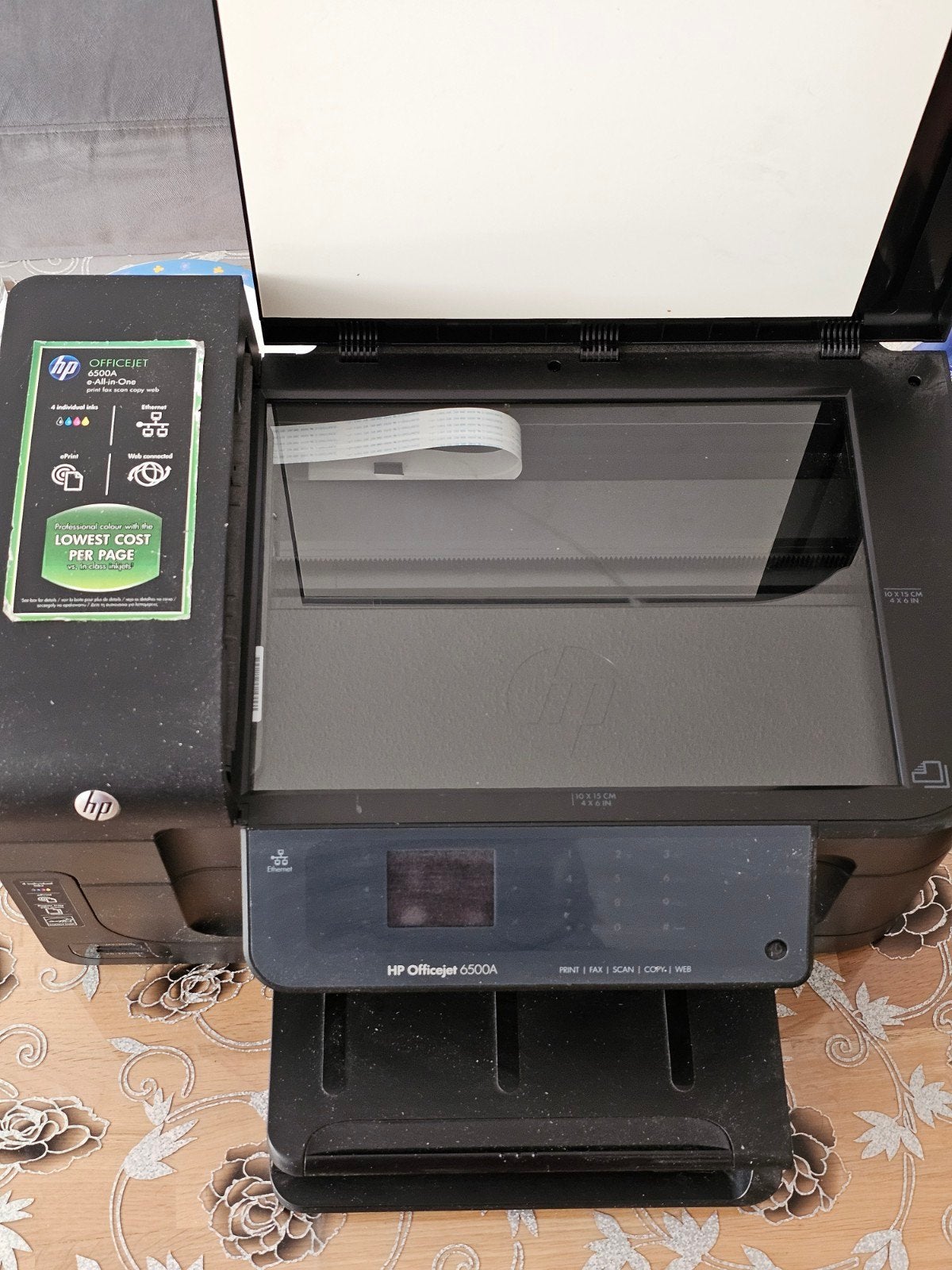 HP Officejet 6500A All-in-One Printer, Computers en Software, Printers, Gebruikt, All-in-one, Inkjetprinter, Faxen, Kleur printen