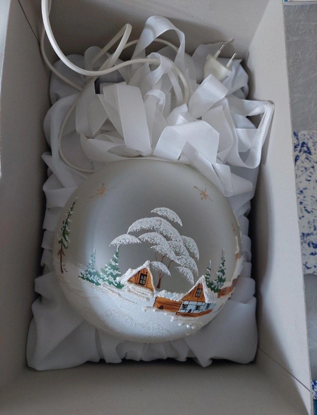 mega hand made kerstbal/lamp, Ophalen of Verzenden, Nieuw