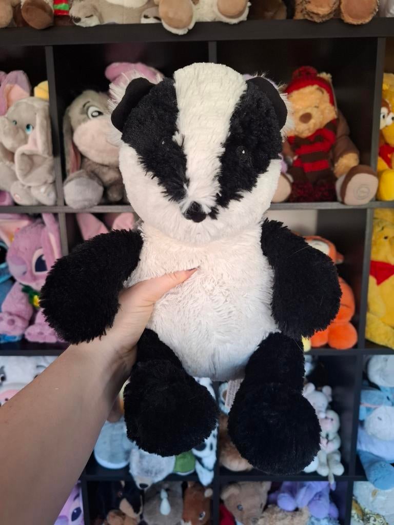 Warmies Stinkdier Knuffel - Magnetron Knuffel, Overige merken, Overige typen, Zwart, Zo goed als nieuw