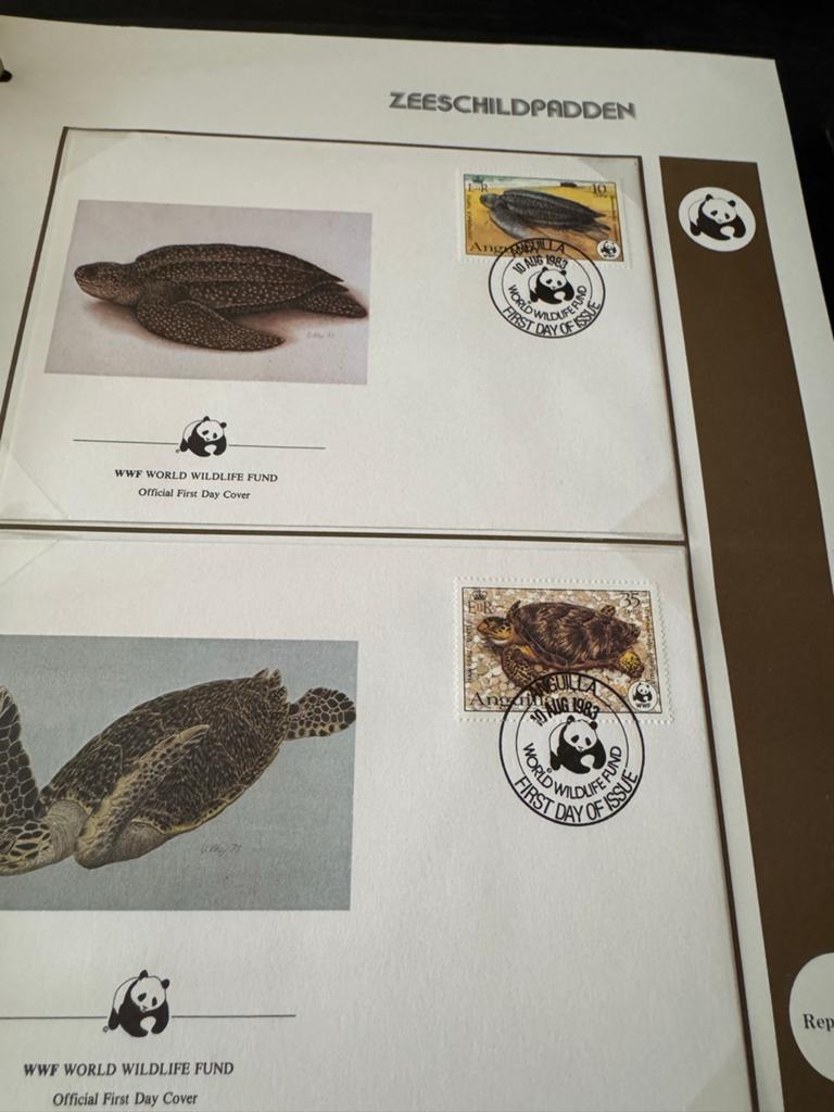 WWF Postzegelcollectie: Vlinders, Dieren, Zeedieren, Verzenden, Onbeschreven, Rest van de wereld