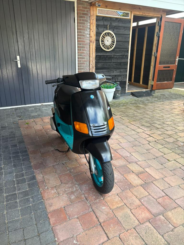 Piaggio Zip Type 70cc Blauw Kenteken, Ophalen, Tweetakt, Zo goed als nieuw, 70 cc