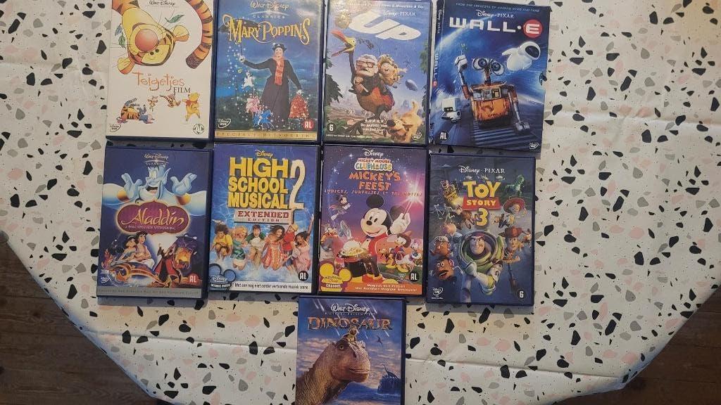 DVD: 16 Disney dvd's, Cd's en Dvd's, Dvd's | Tekenfilms en Animatie, Alle leeftijden, Ophalen of Verzenden, Zo goed als nieuw