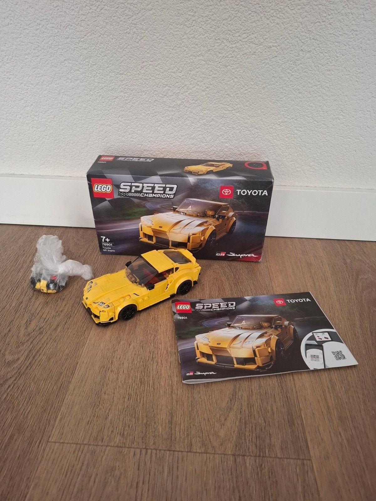Lego Speed Champions 76901 Toyota GR Supra, Inclusief instructies, Lego, Zo goed als nieuw, Complete set