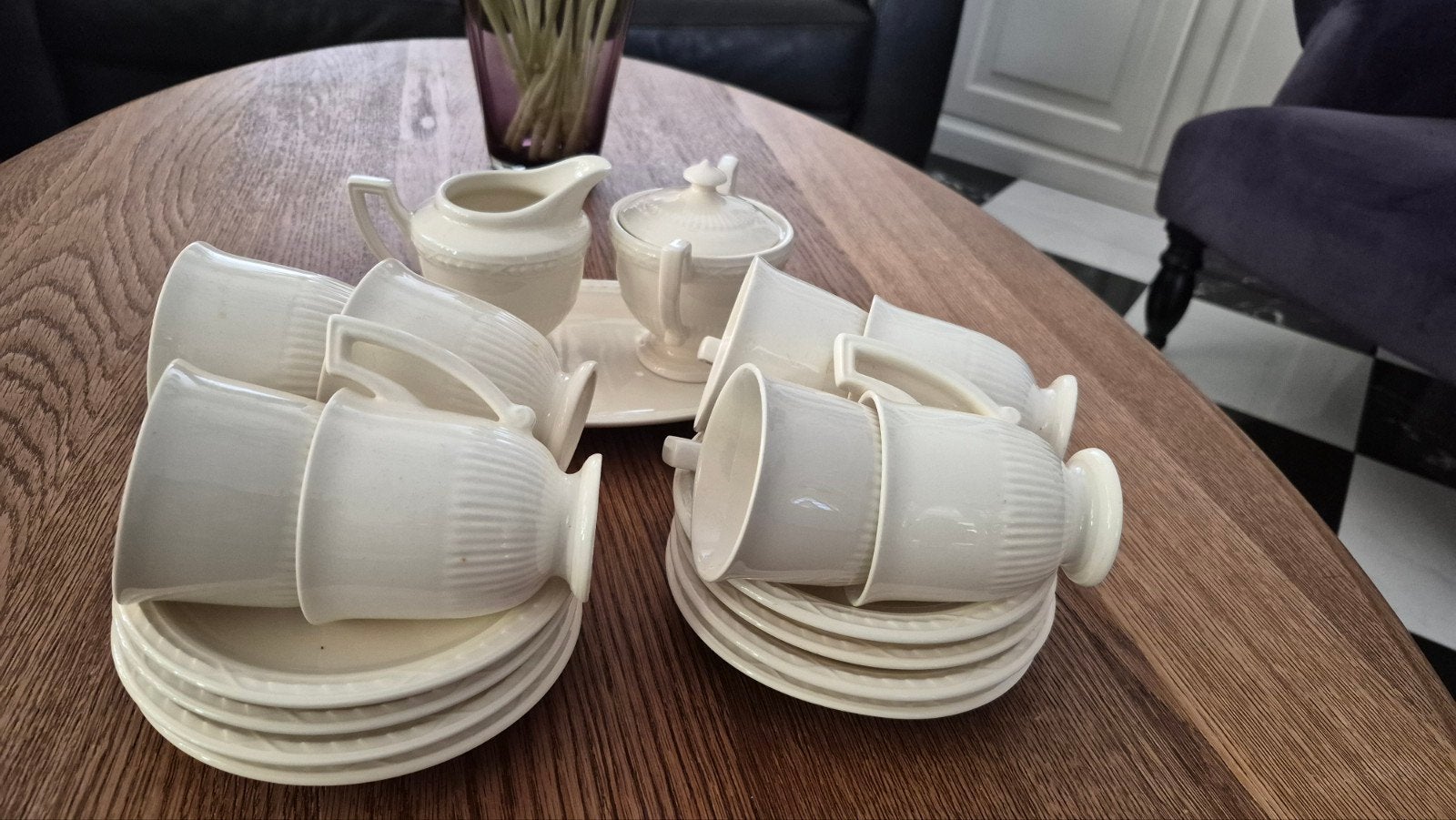 Koffieservies Recamier (Blokker) - Zo goed als nieuw, Ophalen, Overige merken, Klassiek, Zo goed als nieuw