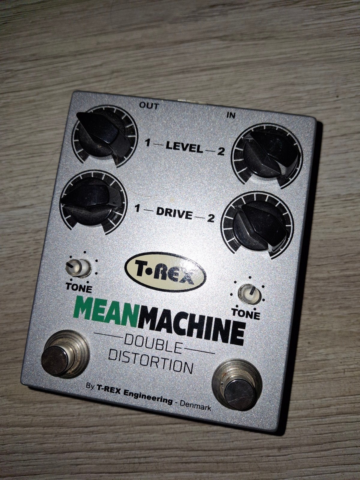 T-Rex meanmachine double distortion., Ophalen of Verzenden, Zo goed als nieuw, Distortion, Overdrive of Fuzz