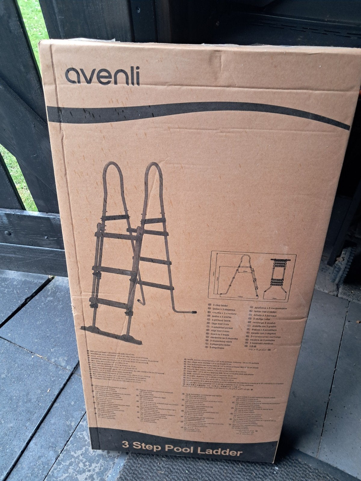 Avenli 3-treeds zwembadladder, Ophalen of Verzenden, Nieuw, Ladder