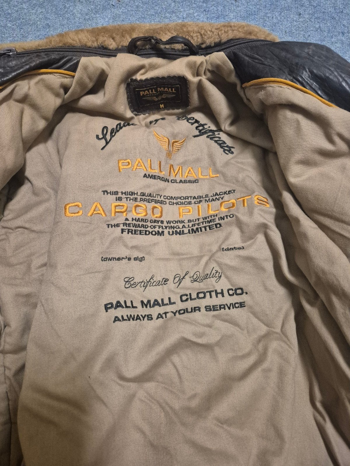 leren jas, Ophalen, Maat 48/50 (M), Bruin, Pme Legend