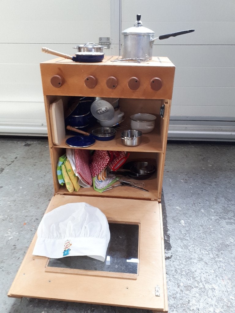 speelkeuken hout, Kinderen en Baby's, Ophalen, Gebruikt, Meubelstuk of Keukentje