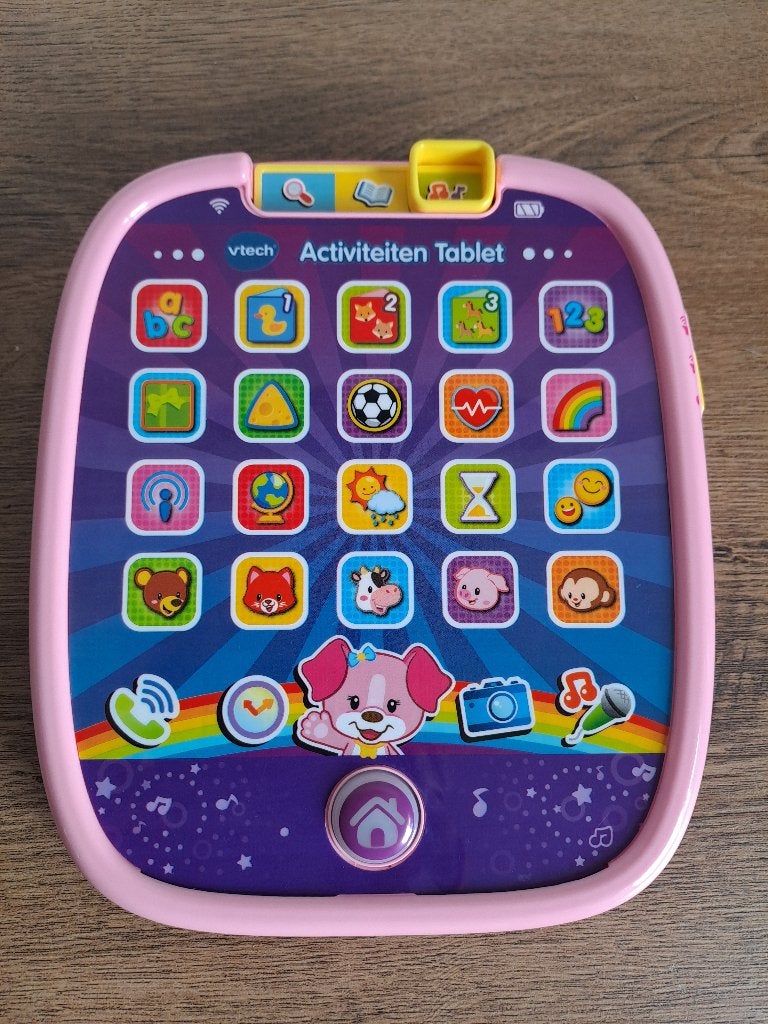 roze VTech Baby Activiteiten Tablet, Ophalen, Zo goed als nieuw, 6 maanden tot 2 jaar