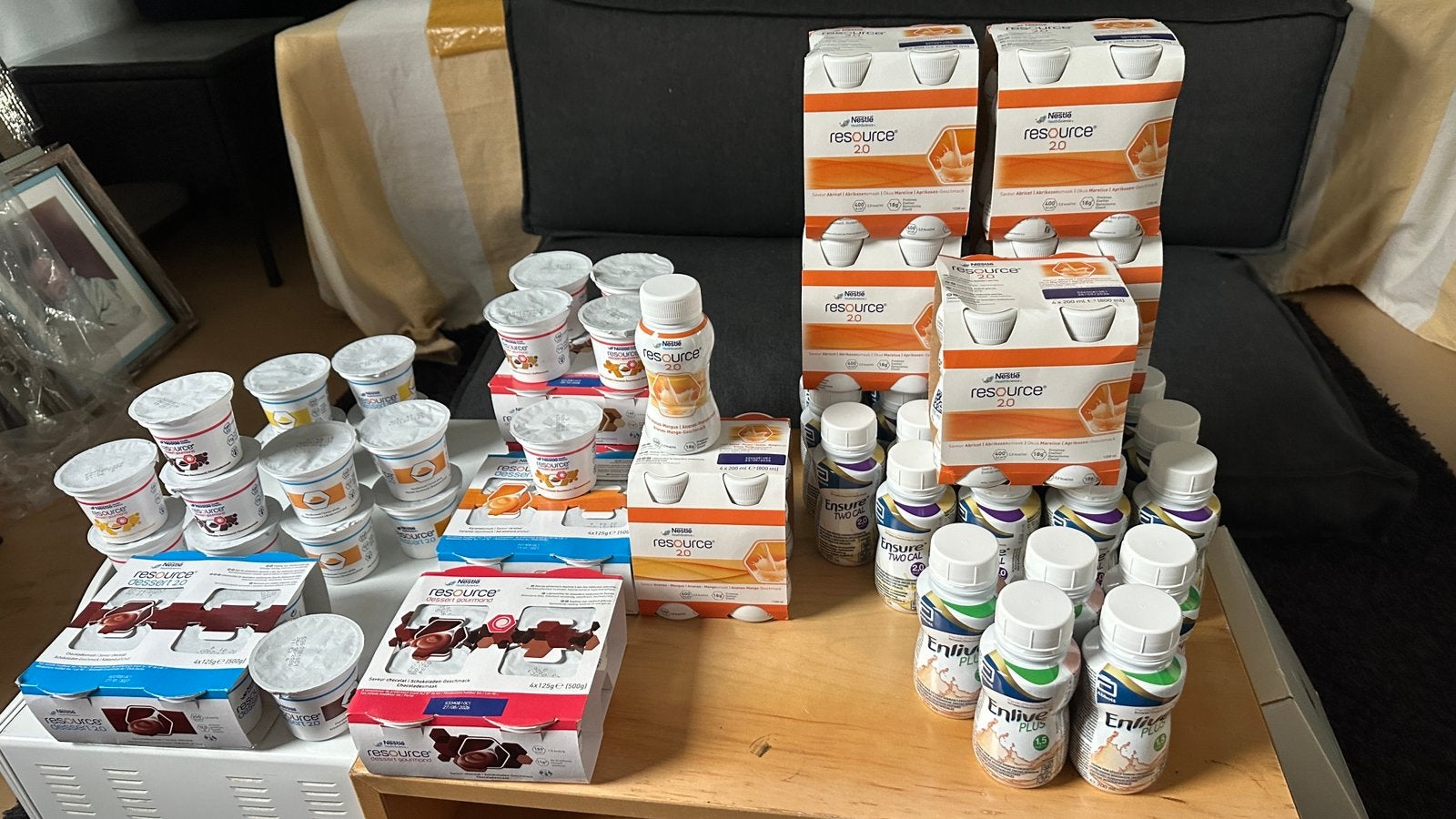 Nestlé Resource 2.0 49x flesjes en 39x desserts, Ophalen of Verzenden, Nieuw