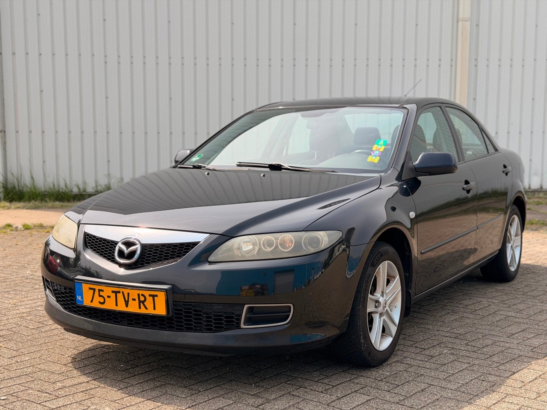 Mazda 6 1.8i Touring Clima Airco Elektrische Ramen, Stof, 4 cilinders, Zwart, Origineel Nederlands