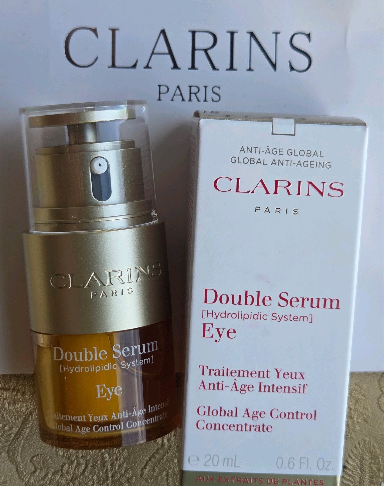 Clarins Double Serum Eye serum 20ml - Nieuw, Verzenden, Nieuw