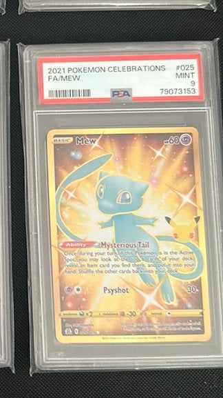 Shiny mew celebrations PSA 9, Ophalen, Zo goed als nieuw